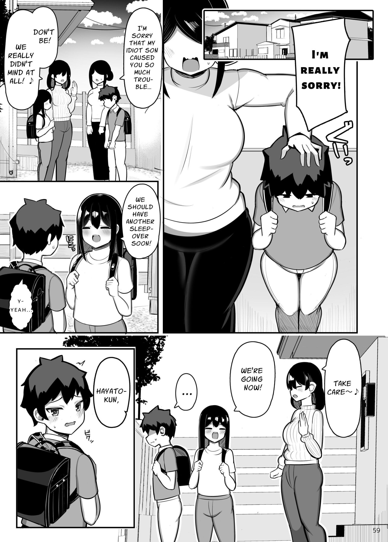 Hentai Manga Comic-Ara Ara Mama and Her Daughter's Boyfriend-Read-59